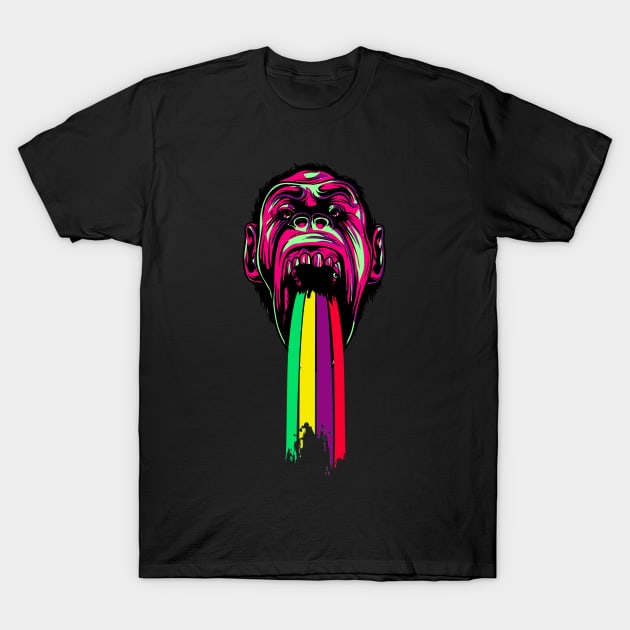 Trippy Ape Alliance T-Shirt by Nganng